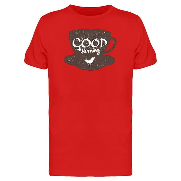 Good Morning Happy Bird Tee Men's -Image by Shutterstock