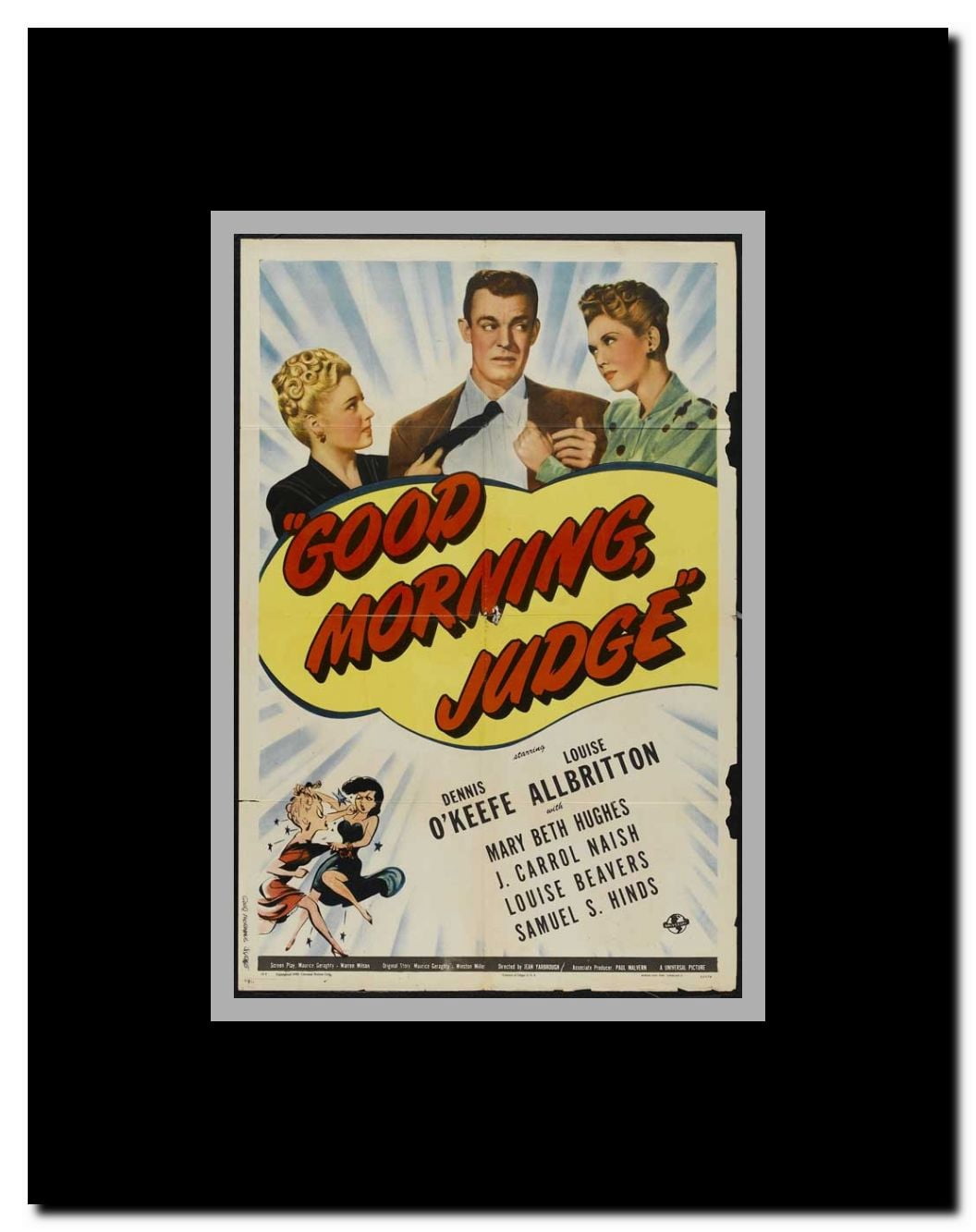 Good Morning Judge Framed Movie Poster