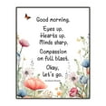 Good Morning Poster, Motivational Wall Art, Positive Inspirational
