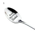 thumbnail image 1 of Good Morning Sister Coffee Spoon - Stainless Steel Espresso Engraving Spoons for Friend Girlfriend Sister Gift Ideas Sister Birthday Gifts And Coffee lovers Gifts, 1 of 8