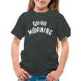 thumbnail image 1 of Good Morning W Daisies T-Shirt Juniors -Image by Shutterstock,  Large, 1 of 4