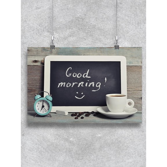 Good Morning With Coffee Poster -Image by Shutterstock