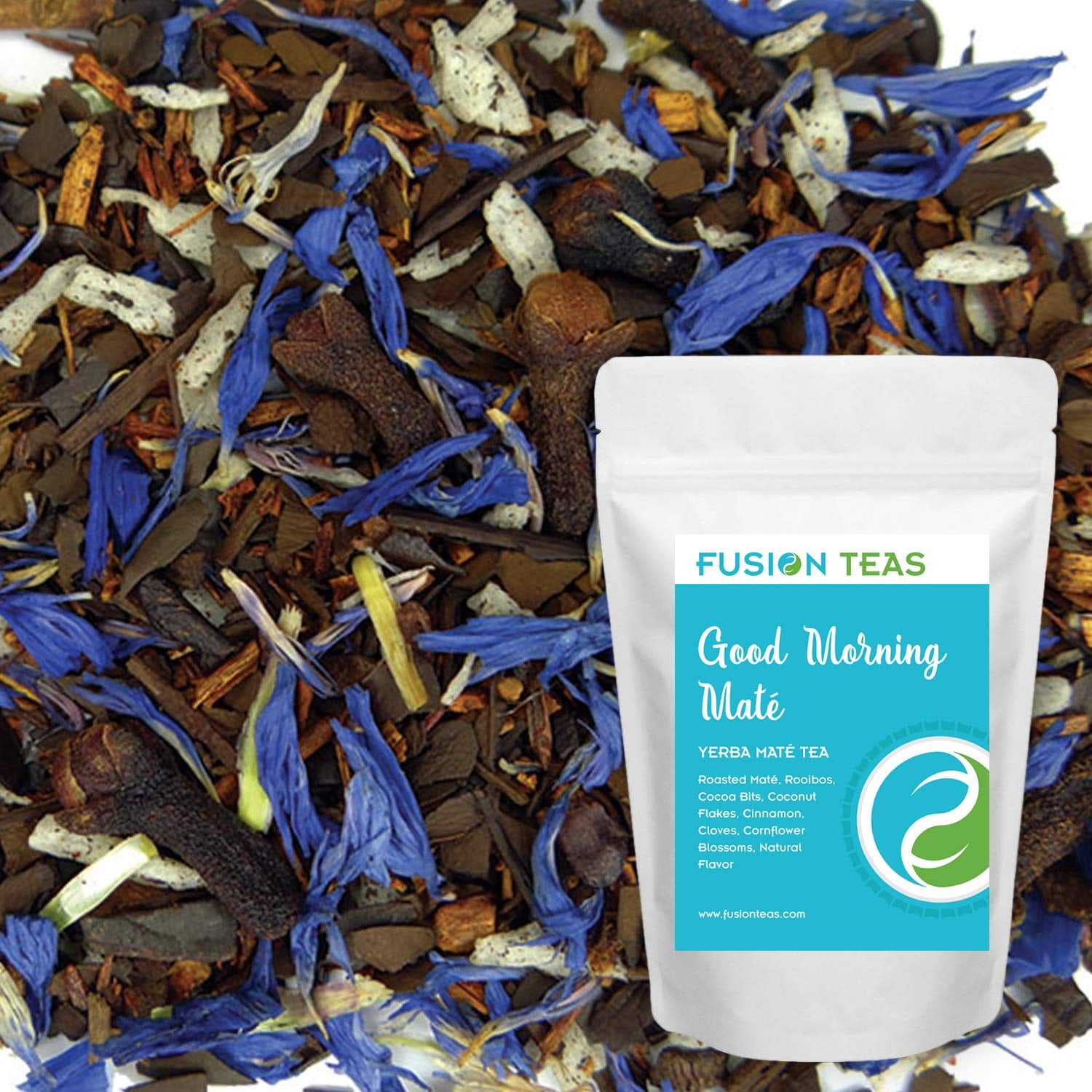 Good Morning Yerba Mate Chocolate Chai Mate with Rooibos and Coconut Gourmet Loose Leaf Tea