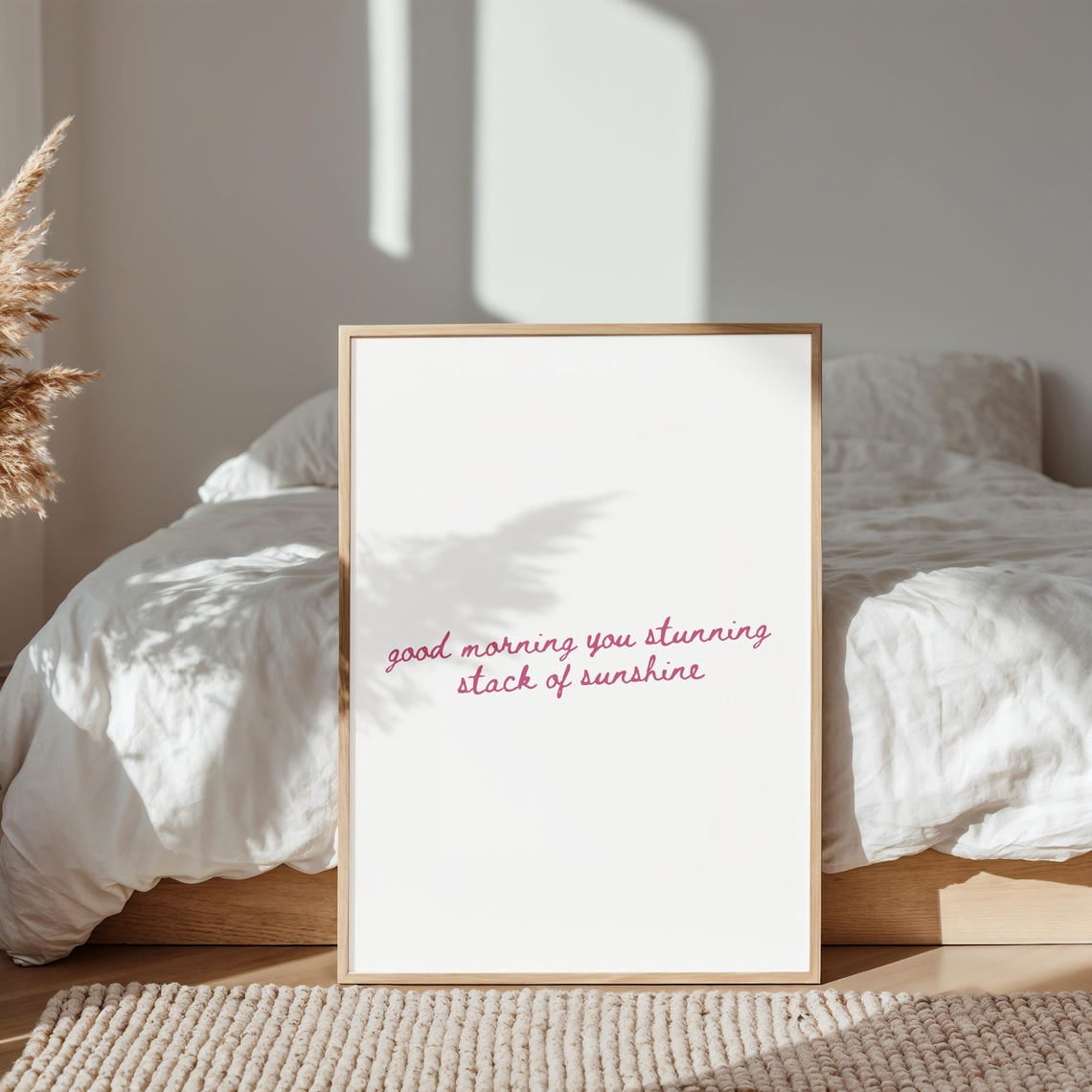 Good Morning You Stunning Stack Of Sunshine Wall Art Print, Uplifting ...