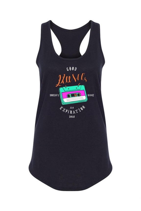 Good Music Quote Tank Women -Image by Shutterstock, Female Medium