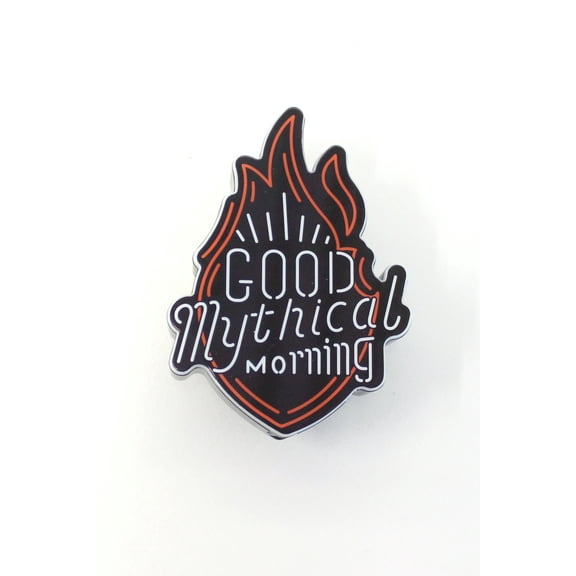 Good Mythical Morning LED Automatic Night Light in Black, 1 Pack, 4in High by 1.5in Wide