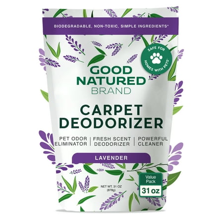 Good Natured Brand Carpet Deodorizer & Odor Neutralizer Powder, Lavender, 31 oz