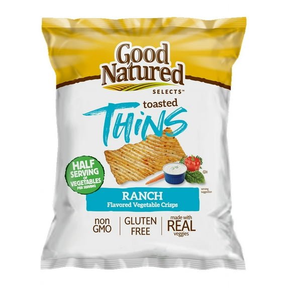 Good Natured Selects Gluten Free Vegetable Ranch Baked Crisps (6.0 oz, 3 Bags)