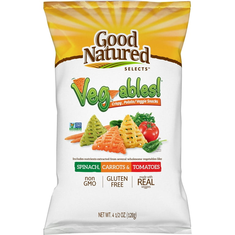 Good Natured Selects Veg-Ables Veggie Snacks, Spinach, Carrots