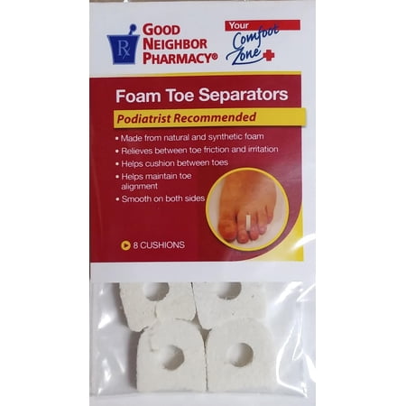 Good Neighbor Pharmacy Foam Toe Separators, 8 count