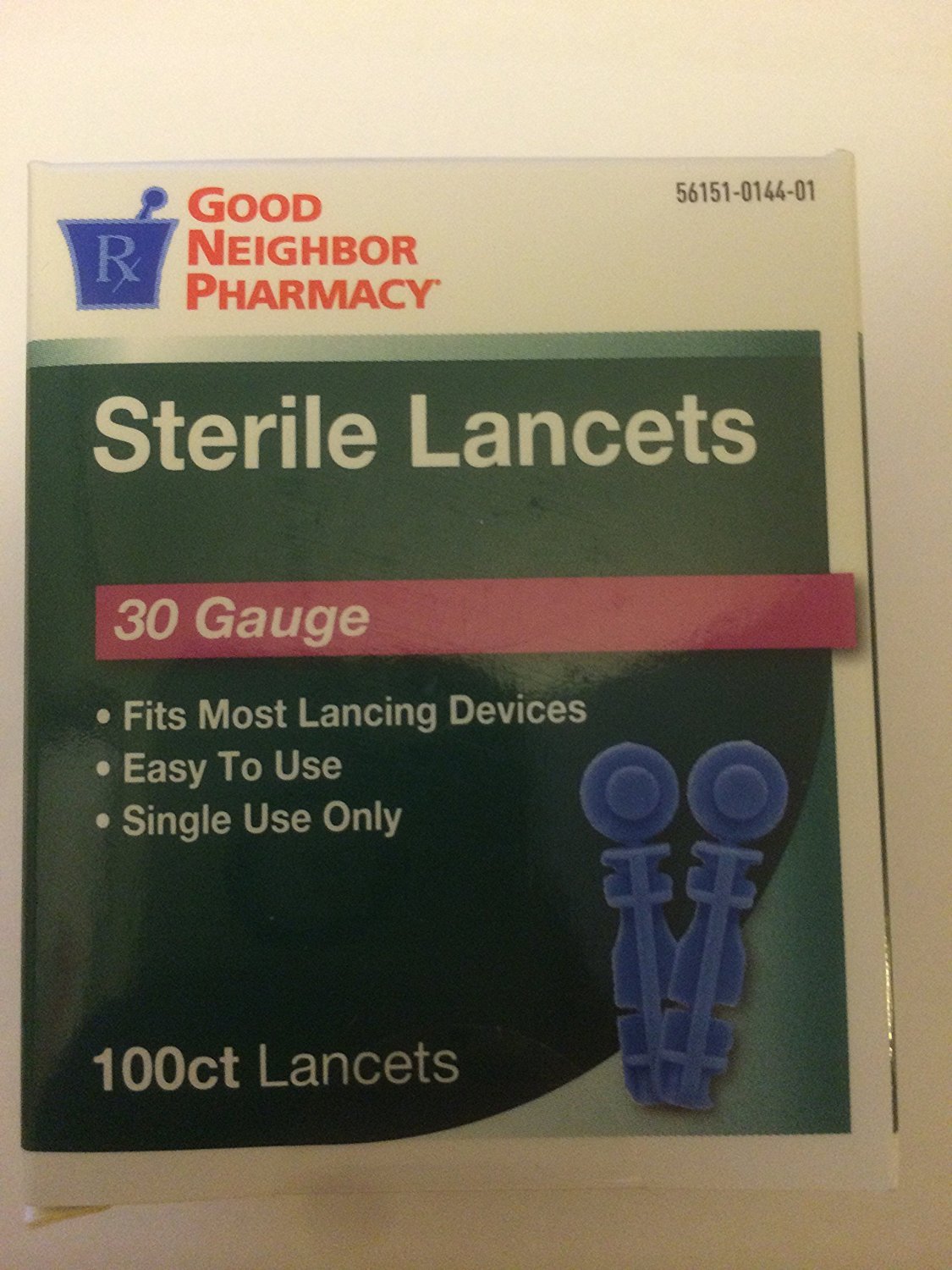 Good Neighbor Sterile Lancets 30 Gauge 100 Ct (Pack of 100 Lancets