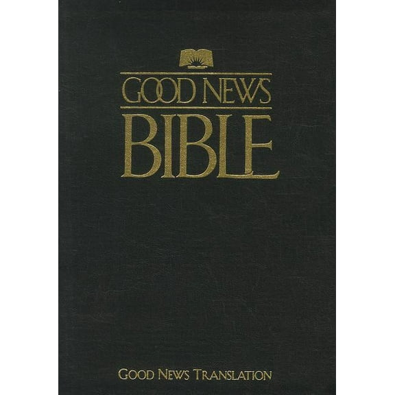Gnt Good News Bible-Black Bonded Leather