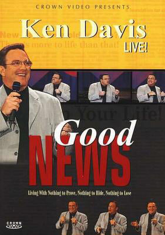 Ken Davis Live!Good News-Christian Stand-Up Comedy DVD 2002-RARE VINTAGE-SHIP24H