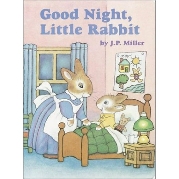 Pre-Owned Good Night Little Rabbit, Great Big Board Bks. by J P Miller Board Book, Children's Books, English