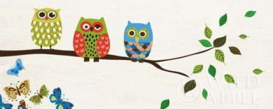 Good Night Owl Canvas Art - Wild Apple Portfolio (10 x 20)