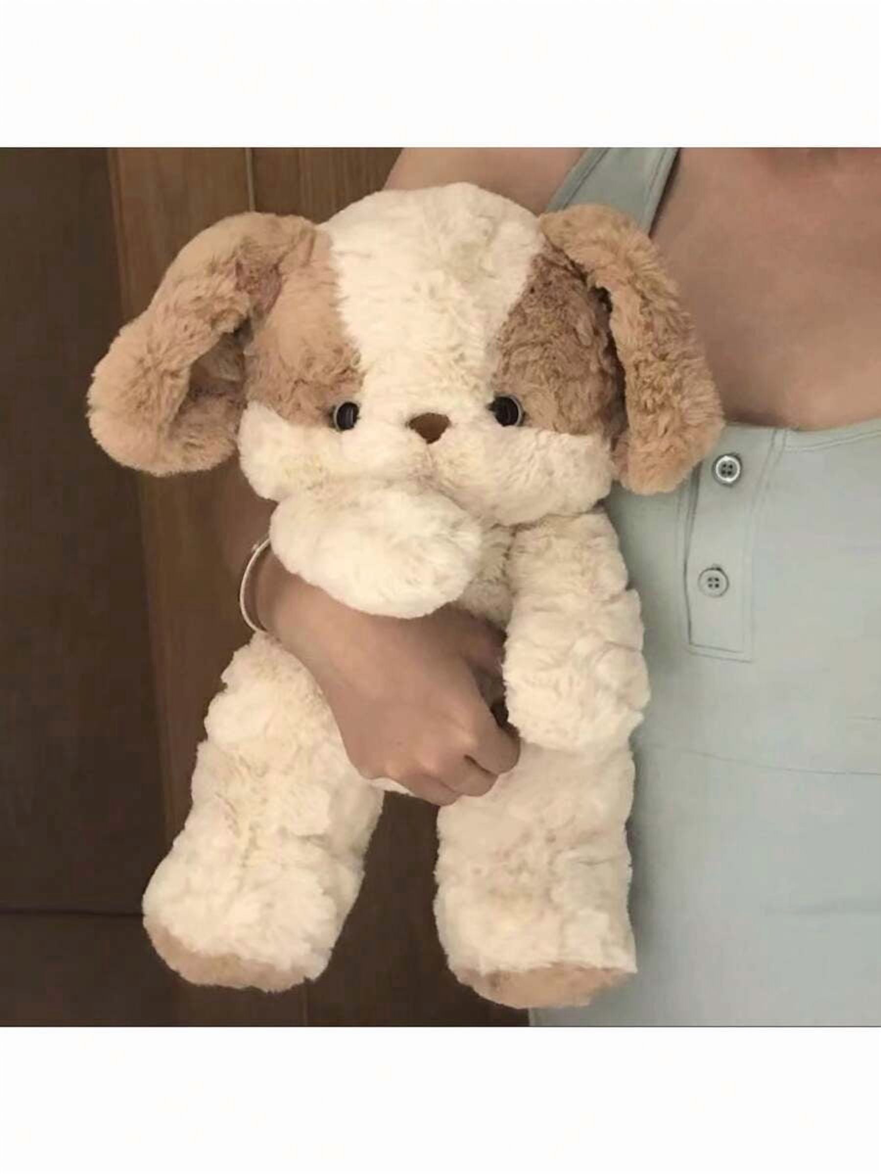 Good Night Puppy Plush Doll Pillow, Cute Stuffed Animal Doll, Soft Plush Dog Doll, Gravity Weighted Plush Doll, Gift For Girlfriend/Boyfriend, Unisex, Cute Animal Pillow, Home Decor Plush Doll,