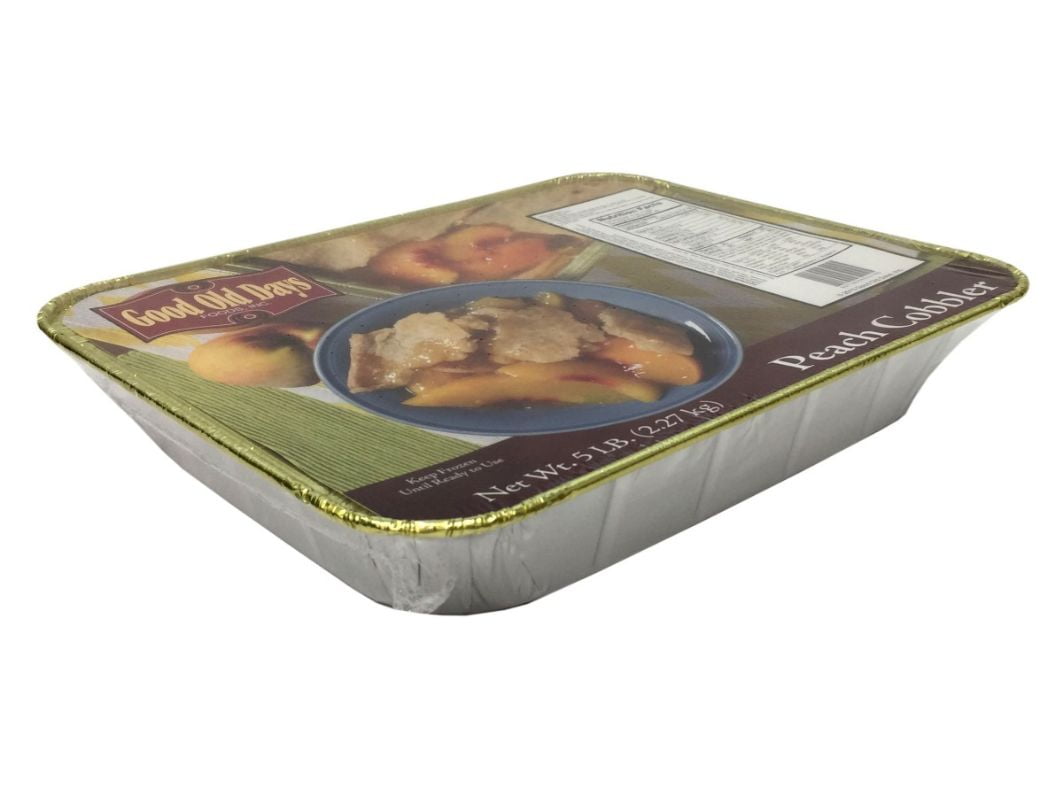 Good Old Days Peach Cobbler, 5 Pound -- 4 per case.