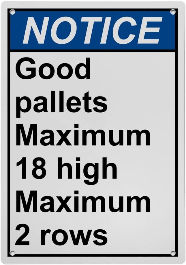 Pallets Sign Good Pallets Sign - Max 18