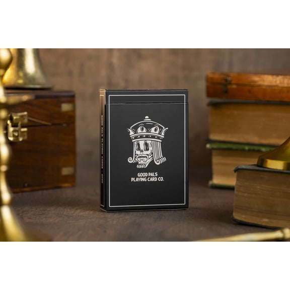 Good Pals King Logo Playing Cards (Black) by Good Pals