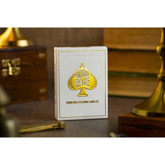 Good Pals Logo Playing Cards - Gold Foiled Private Reserve by Good Pals