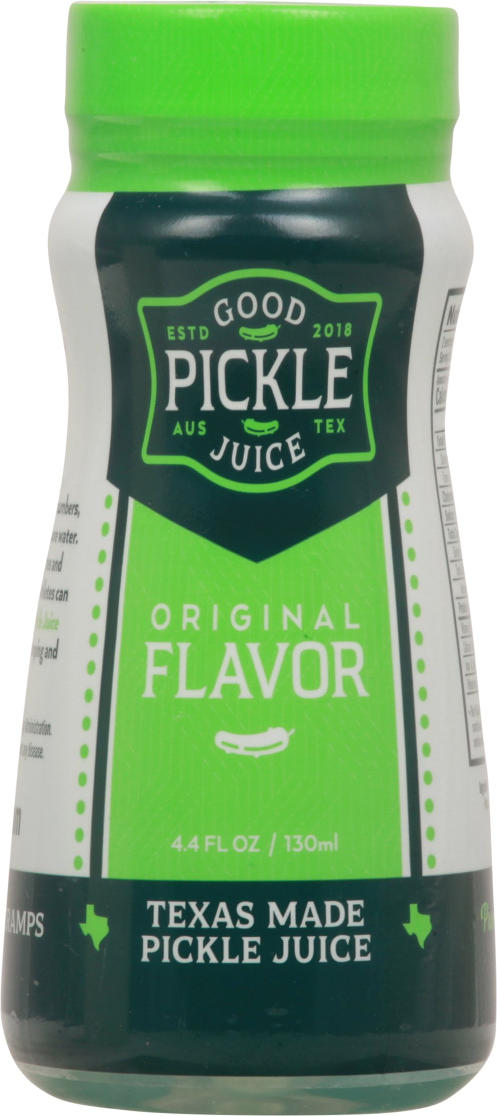 Good Pickle Juice, Electrolyte Drink, 4.4 fl. oz. Plastic Bottle