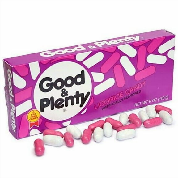 Good & Plenty - 4 Count - 6oz Boxes - FREE SHIPPING