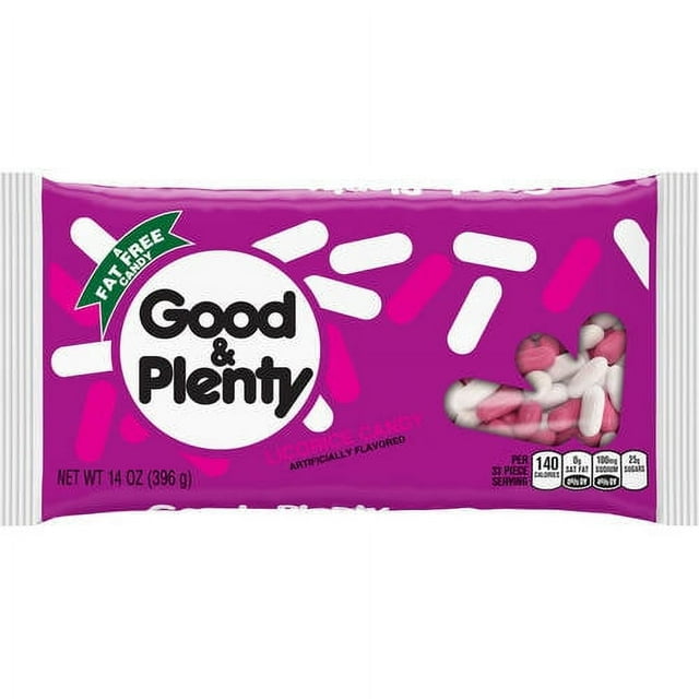 Good & Plenty, Licorice Candy, 14 Oz