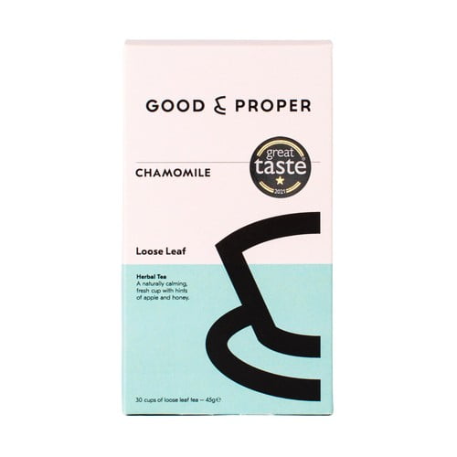 Good & Proper Tea - Loose Leaf Chamomile Tea 45g, British Import (Pack of 2)