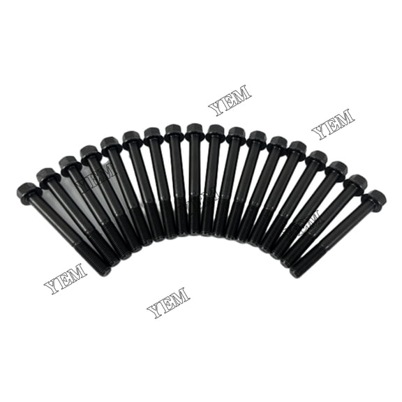 Good Quality 18PCS V2403 Cylinder Head Bolt 87MM For Kubota Engine Parts