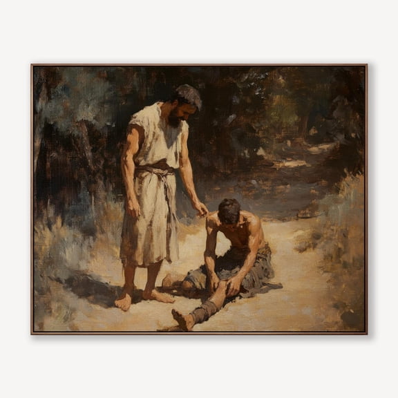 Good Samaritan Art Christian Print Unframed Paper Print
