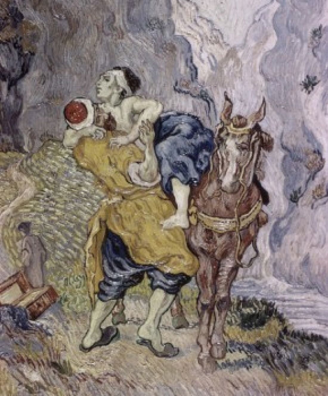 The Good Samaritan (after Delacroix) 1890 Vincent van Gogh (1853-1890 Dutch) Oil on canvas Kroller-Muller Museum Otterlo Netherlands Canvas Art - Vincent van Gogh (24 x 36)