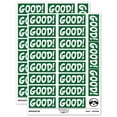 thumbnail image 1 of Good School Teacher Fun Text Sticker Set - Dark Green - Gloss Finish - 2.00" Large, 1 of 7
