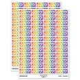 thumbnail image 1 of Good School Teacher Fun Text Sticker Set - Rainbow - Gloss Finish - 1.25" Mini, 1 of 7