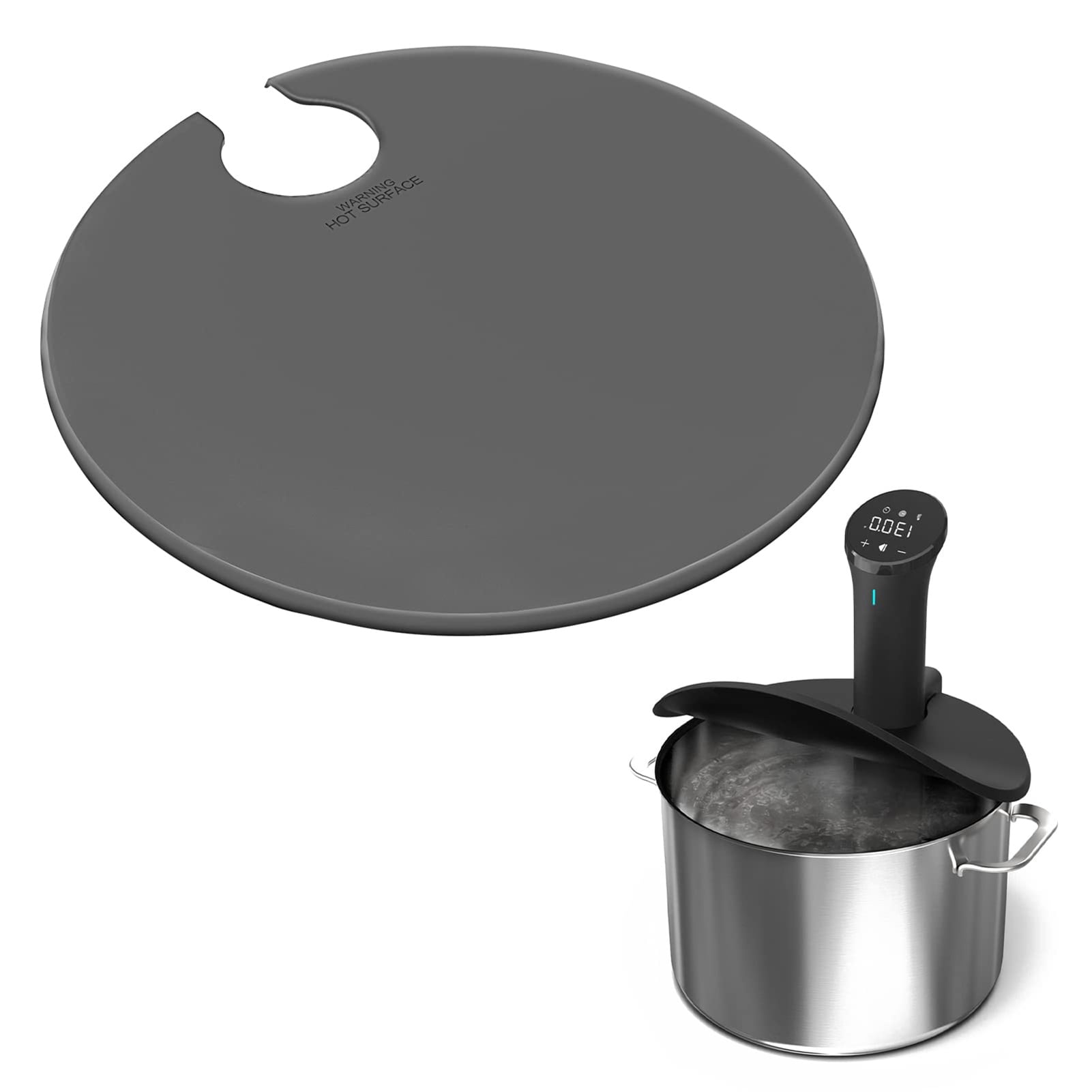 Good Sealing Performance Food Grade Sous Vide Lid Up to 10.5