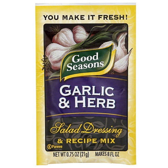 Good Seasons Dressing Mix Garlic and Herb 24 Count 0.75 oz