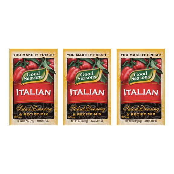 Good Seasons Italian Dressing & Recipe Seasoning Mix, 0.7 oz (3-Pack)