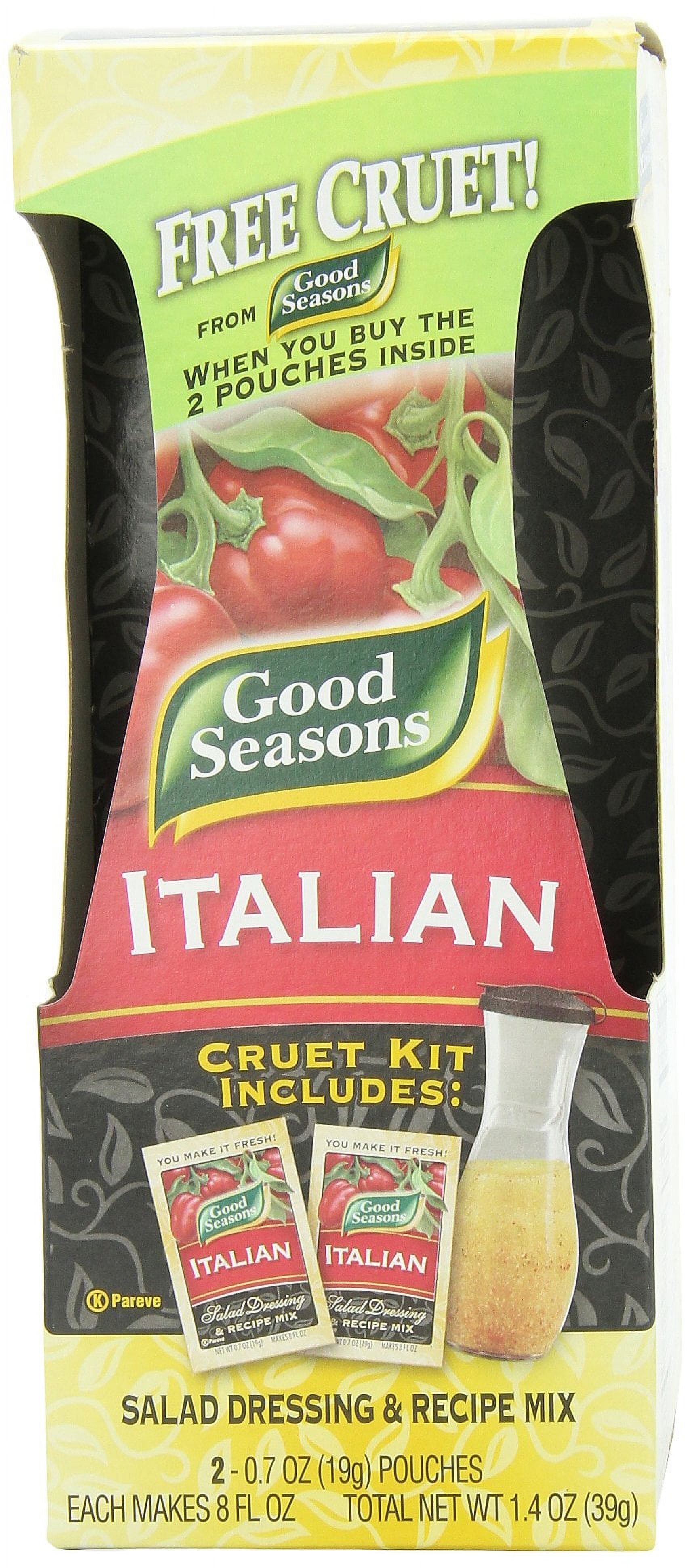 Good Seasons Salad Dressing STF9 & Recipe Kit, Cruet with 2Count