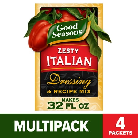 Good Seasons Zesty Italian Dressing & Recipe Seasoning Mix, 4 Count Packets