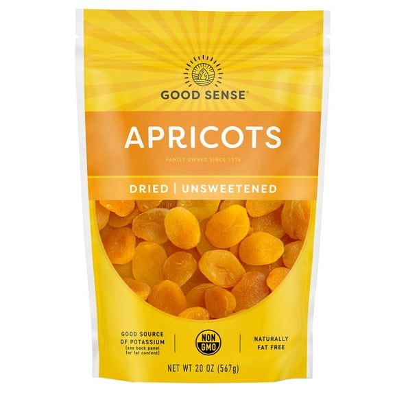Good Sense Apricots, Dried & Unsweetened, 20 oz (567 g)