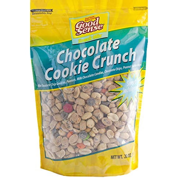 Good Sense ; Snack Mix ; Chocolate Cookie Crunch - Sweet Indulgence Trail Mix - Pack of 5 - 20 Ounce (20 OZ) Bags