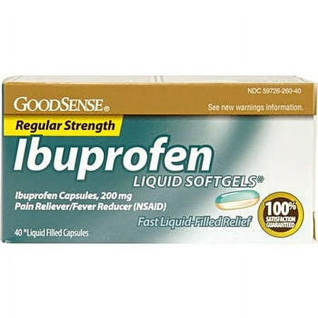 Good Sense Ibuprofen Liquid Softgel (24 Units Included)