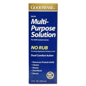 Good Sense Multi Purpose - No Rub Contact Lens Cleaner Case Pack 6