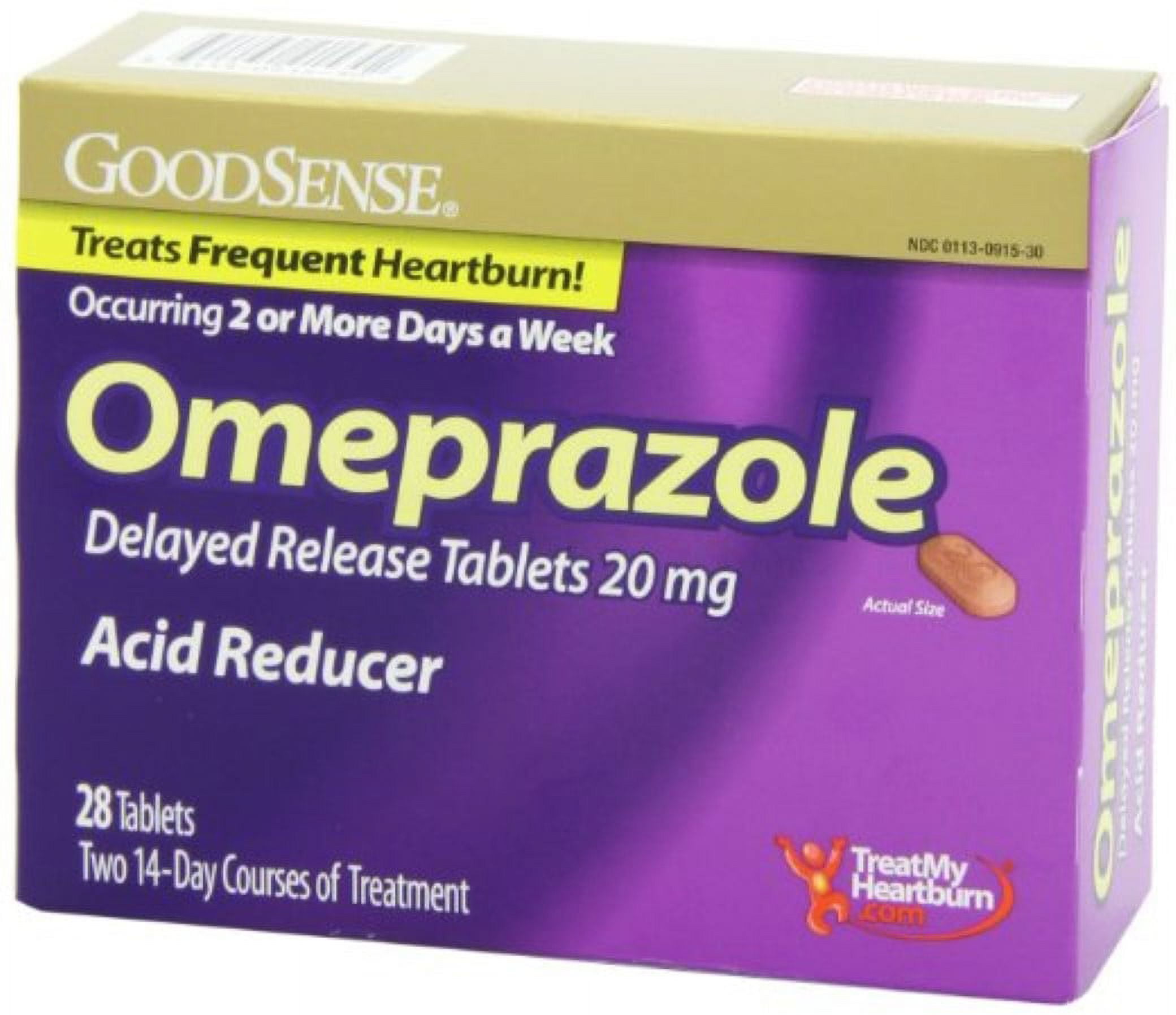 Good Sense Omeprazole Delayed Release, Acid Reducer Tablets 20 mg 28 ea