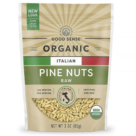 Good Sense, Organic Italian Pine Nuts, Raw, 3 oz Pack of 2