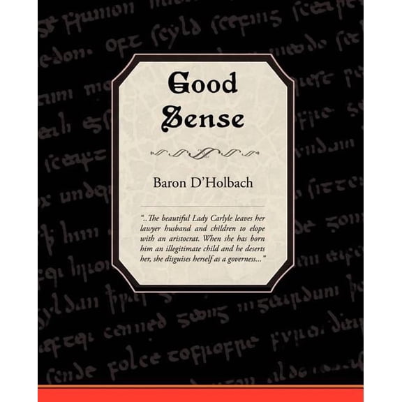 Good Sense (Paperback)