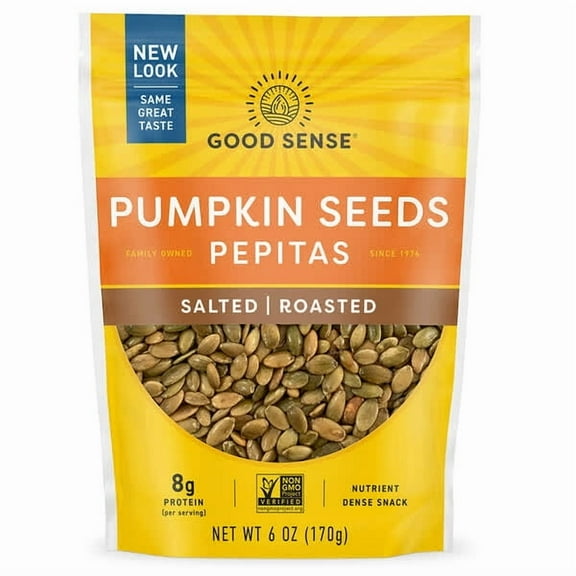 Good Sense, Pumpkin Seeds Pepitas, Salted, Roasted, 6 oz