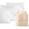 thumbnail image 1 of Good Sleep Bedding Egyptian Cotton White King Size 20x40 Pillow Cases Set of 4, 1 of 7