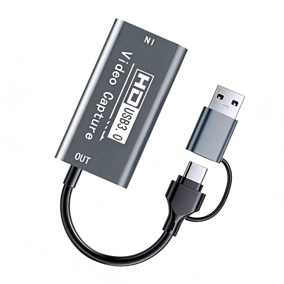 Good Speed USB 4K Video Captures Card with Power Delivery for Low Latency Live Streaming and Game Recording