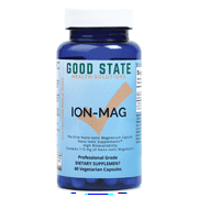 Good State ION-MAG Ionic Magnesium Capsules Veggie, 60 Capsules, 115 mg Per Serving   Supports Muscle Relaxation & Bone Health