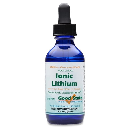 Good State Liquid Ionic Lithium Supplement, Hypoallergenic Concentrate, 2 fl oz